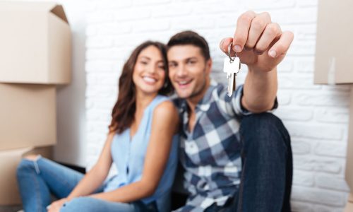 couple buying first home