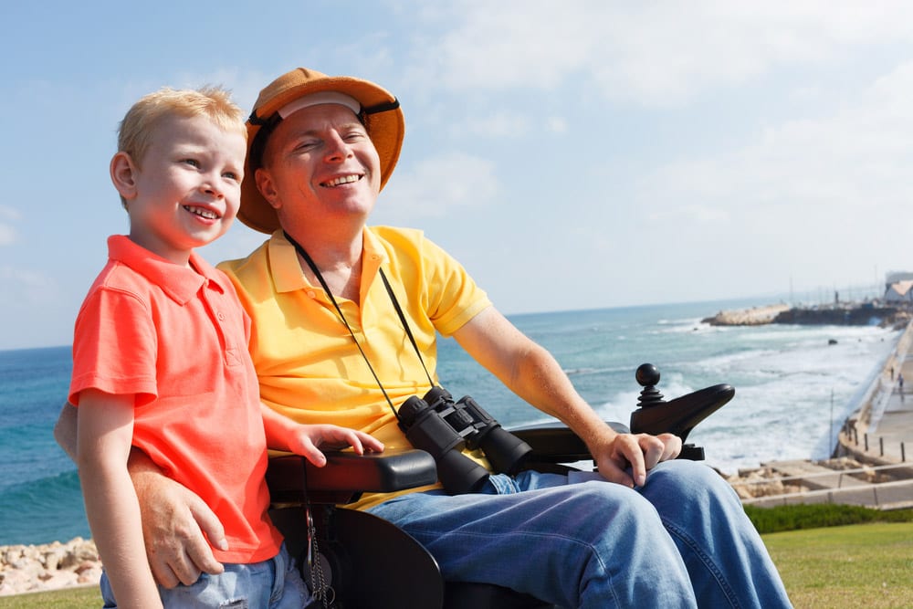 Disabled father and son | life insurance comparison